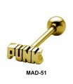 PUNK S316L Tongue Piercing MAD-51